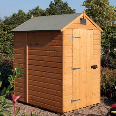 5 x 6 Wooden Storage Shed Wayfair UK