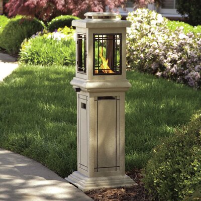 Pleasant Hearth Potter Gas Lantern Fire Pit & Reviews | Wayfair