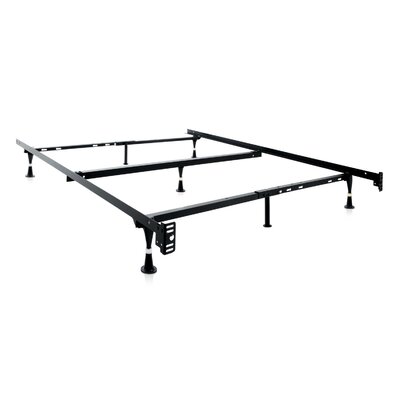 7 Leg Adjustable Metal Bed Frame with Center Support ...