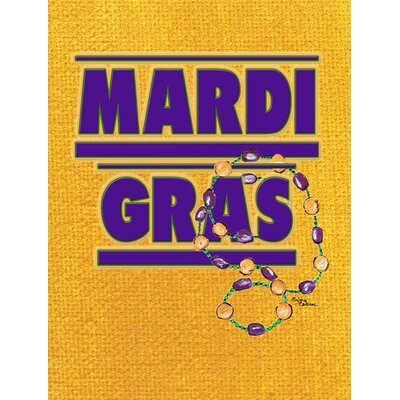 mardi gras garden flags