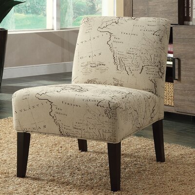 Avalon Map Slipper Chair | Wayfair