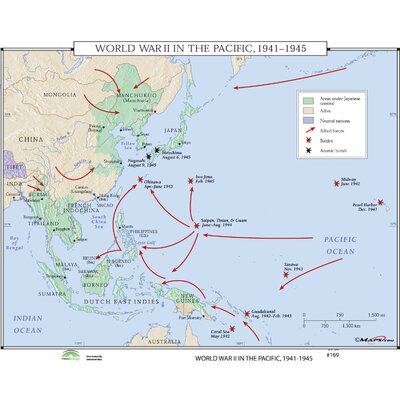 World War Ii Pacific Map