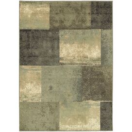 Baker Floral Grey & Blue Area Rug