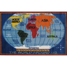 Map Of The World Rug Smithsonian Supreme World Map Kids Rug