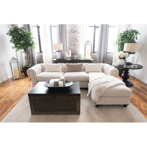 Estate Sectional Left Arm Facing Sofa and Right Arm Facing Chaise