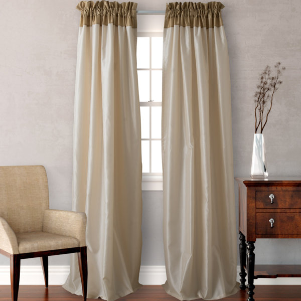 Color-Block Rod Pocket Curtain Panel | Joss & Main