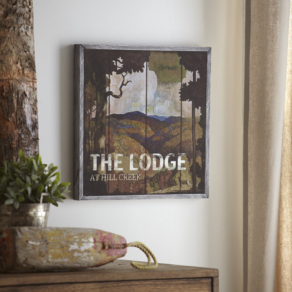 Birch Lane Lodge Wood Wall Art Birch Lane