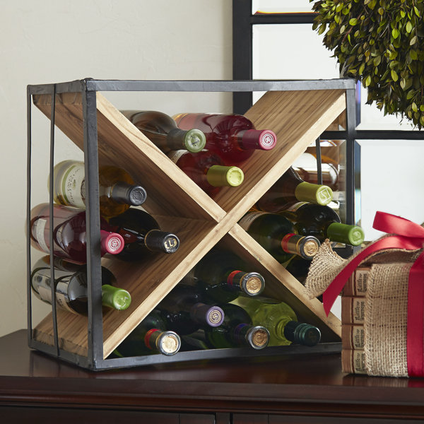 Birch Lane Cross Tabletop Wine Rack Birch Lane