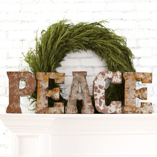 Birch Lane Handmade Reclaimed Tin Letter Birch Lane