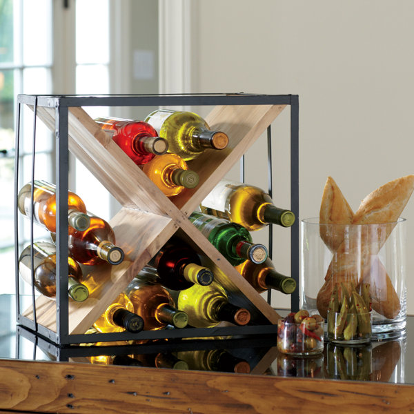 Birch Lane Cross Tabletop Wine Rack Birch Lane