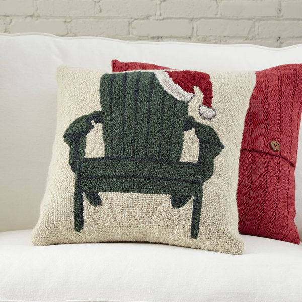 Birch Lane Christmas Adirondack Hooked Pillow Birch Lane