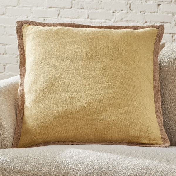 Birch Lane Shayna Jute Trim Pillow Cover Birch Lane