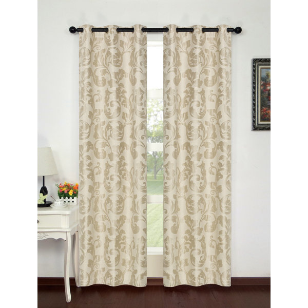 Floral Grommet Curtain Panel Joss & Main