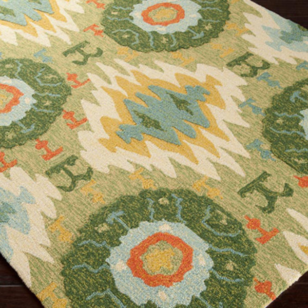 Storm Forest Green Area Rug Joss & Main