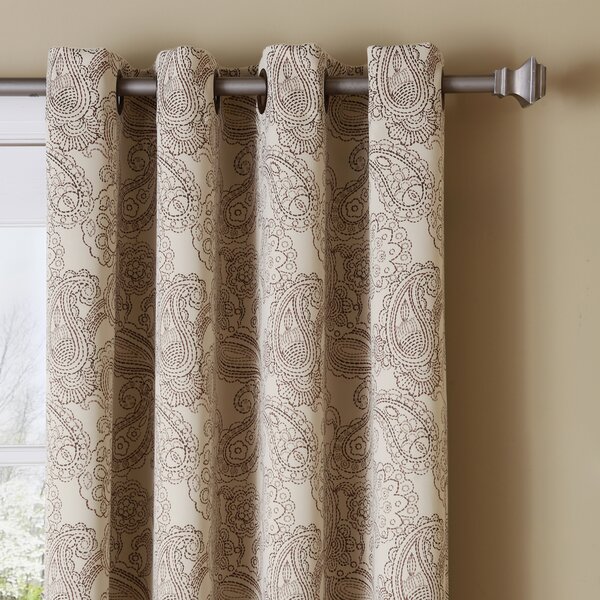 Paisley Blackout Grommet Curtain Panel | Joss & Main