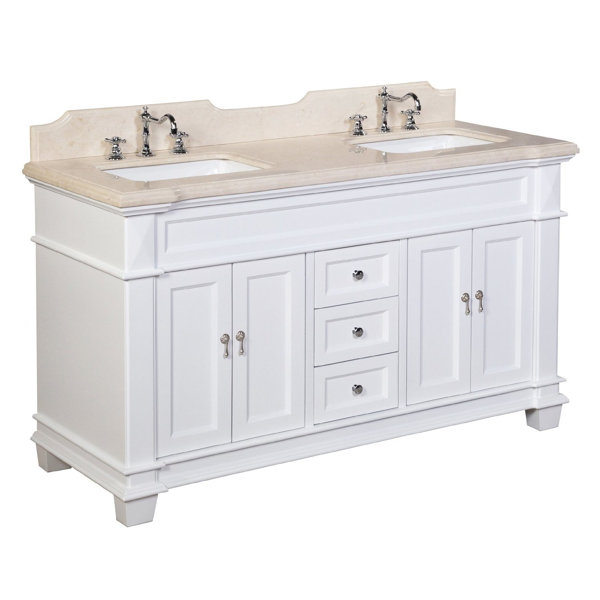 Elizabeth 60" Double Bathroom Vanity Set by Kitchen Bath Collection