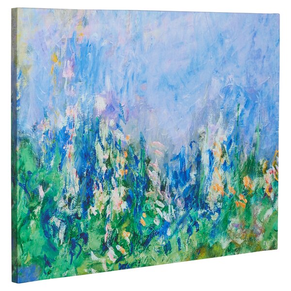 Lavender Fields by Monet Canvas Print | Joss & Main