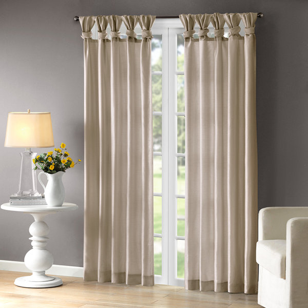 Sheer Twist Tab Curtain Panel Joss & Main