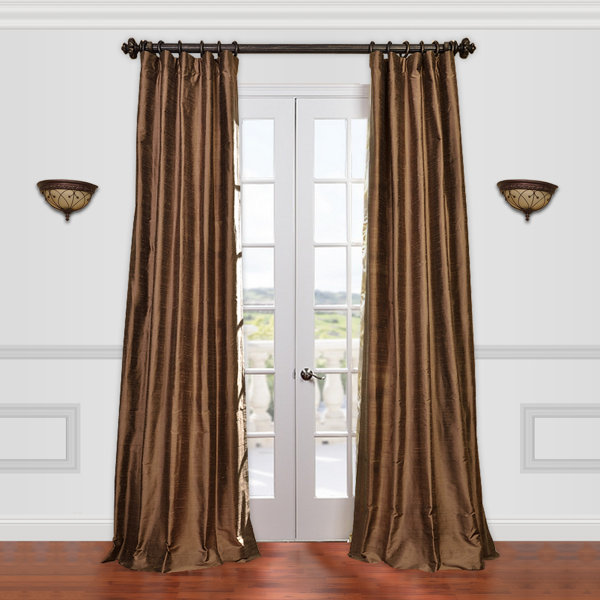 Silk Ring Top Curtain Panel Joss & Main
