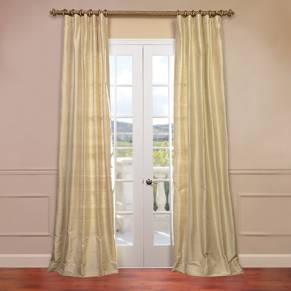 Silk Ring Top Curtain Panel Joss & Main