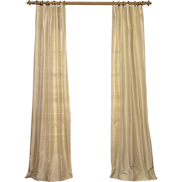 Silk Ring Top Curtain Panel Joss & Main