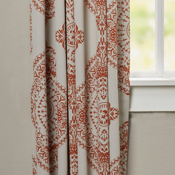 Medallion Blackout Rod Pocket Curtain Panel Joss & Main