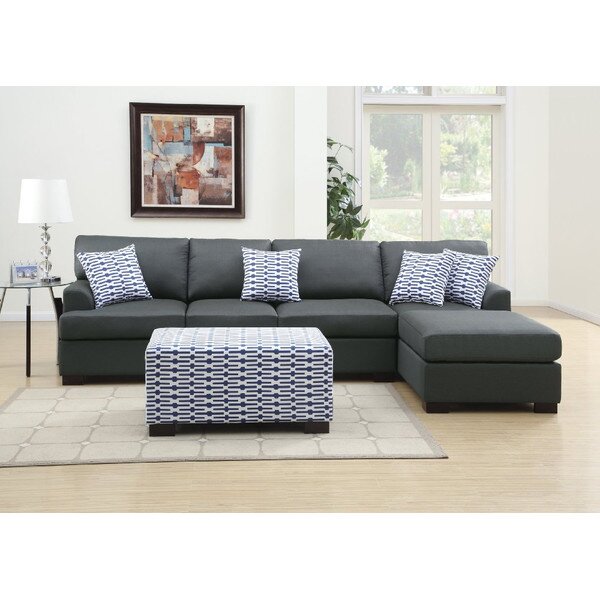 Reversible Chaise Sectional Joss Main   Reversible Chaise Sectional JOG80KC 