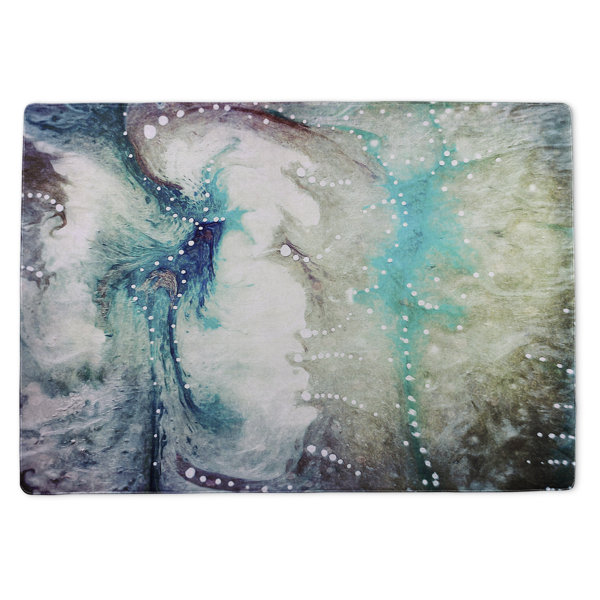 Burlington Blue/Green Area Rug Joss & Main