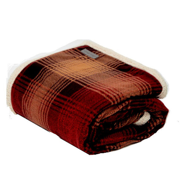 Sherpa Fleece Throw Joss & Main