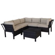 Napa 6 Piece Sectional Deep Seating Group with Cushions