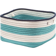 Nautical Stripe Rectangle Basket