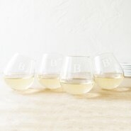Personalized Wine Tumbler Glass (Set of 4)
