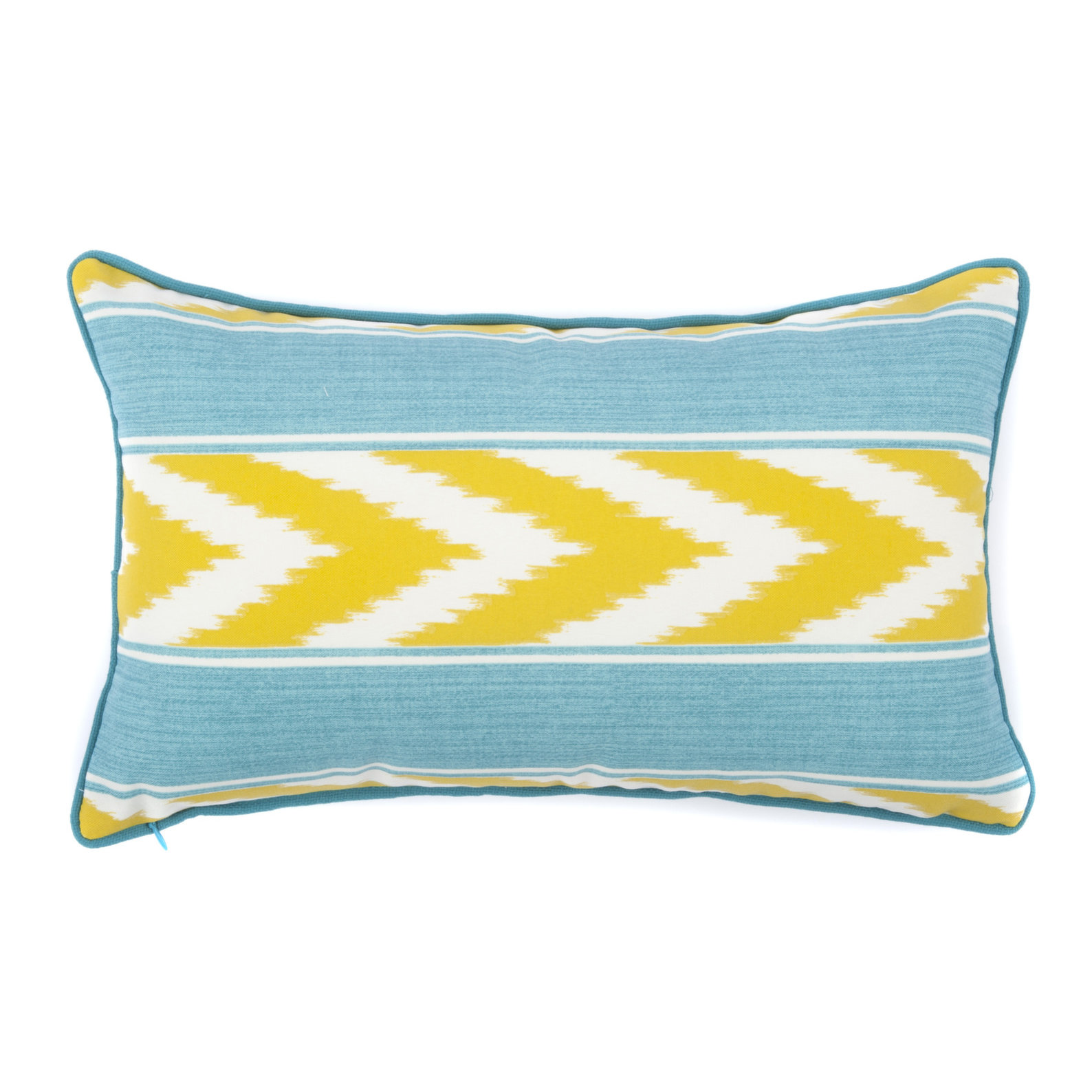 Ikat Stripe Outdoor Lumbar Pillow Wayfair