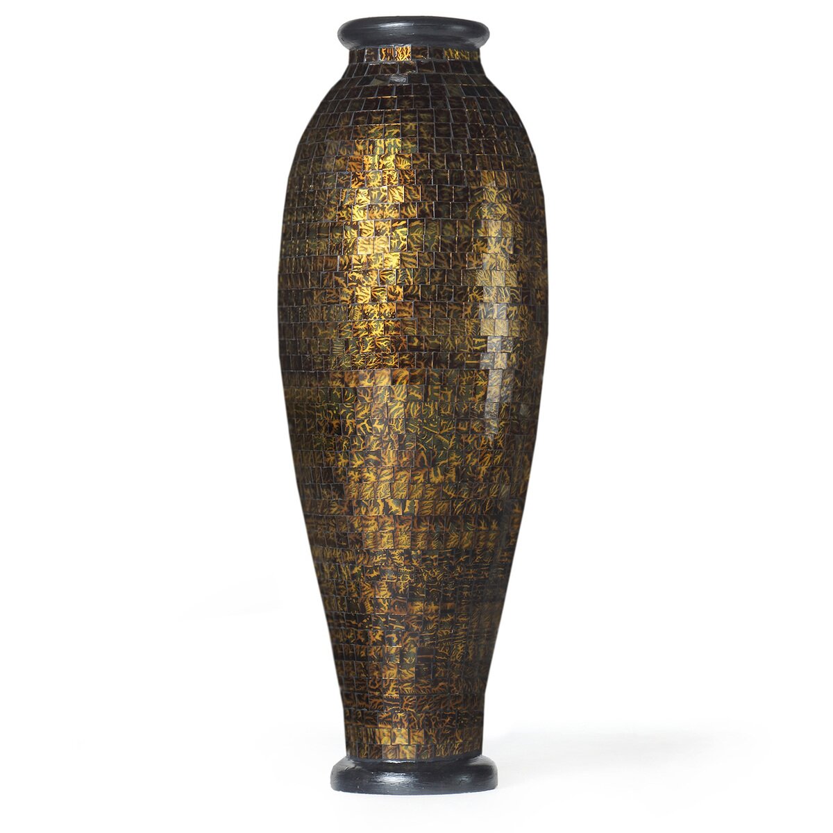 Dawn Mosaic Floor Vase | Wayfair