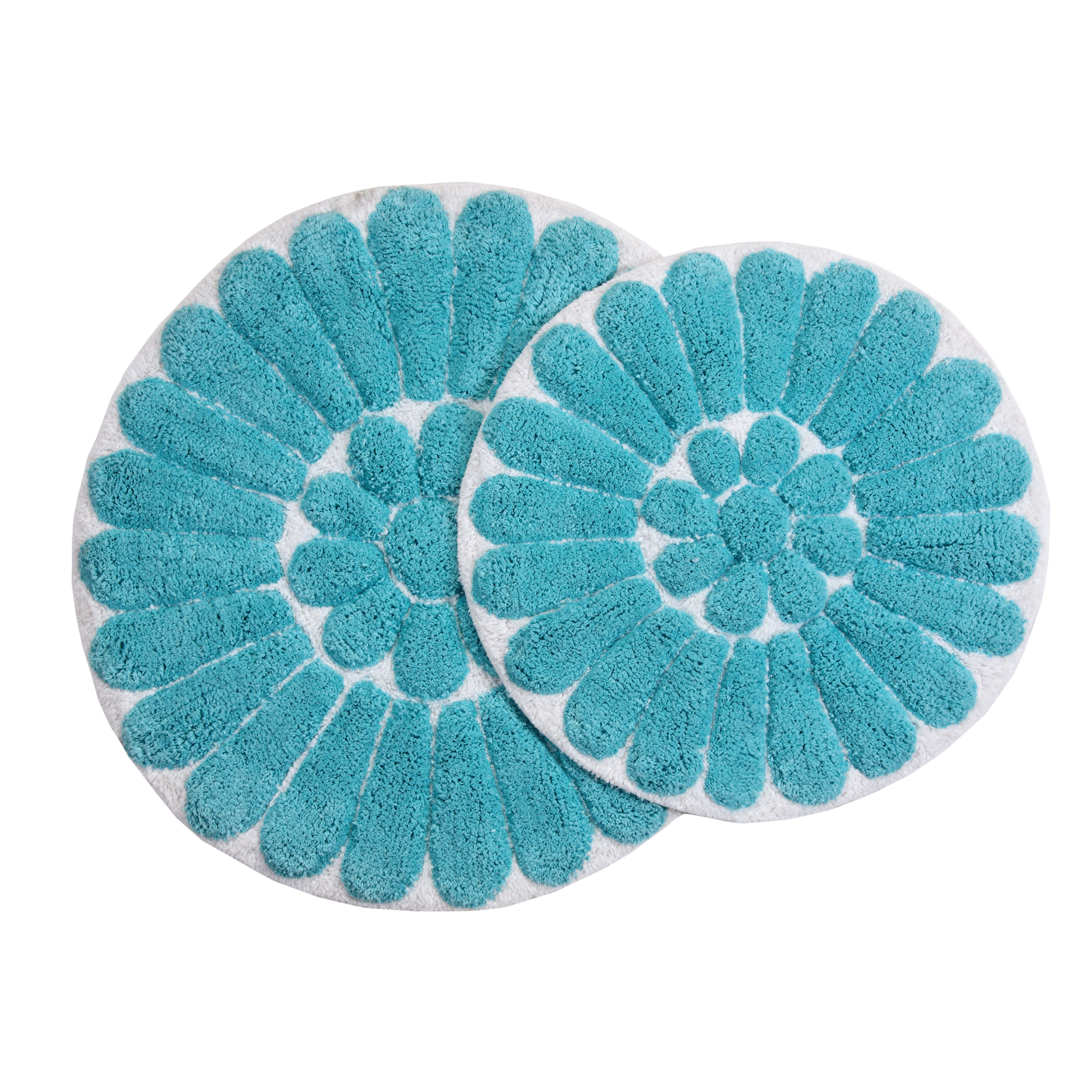 Bursting Flower 2 Piece Bath Rug Set Wayfair