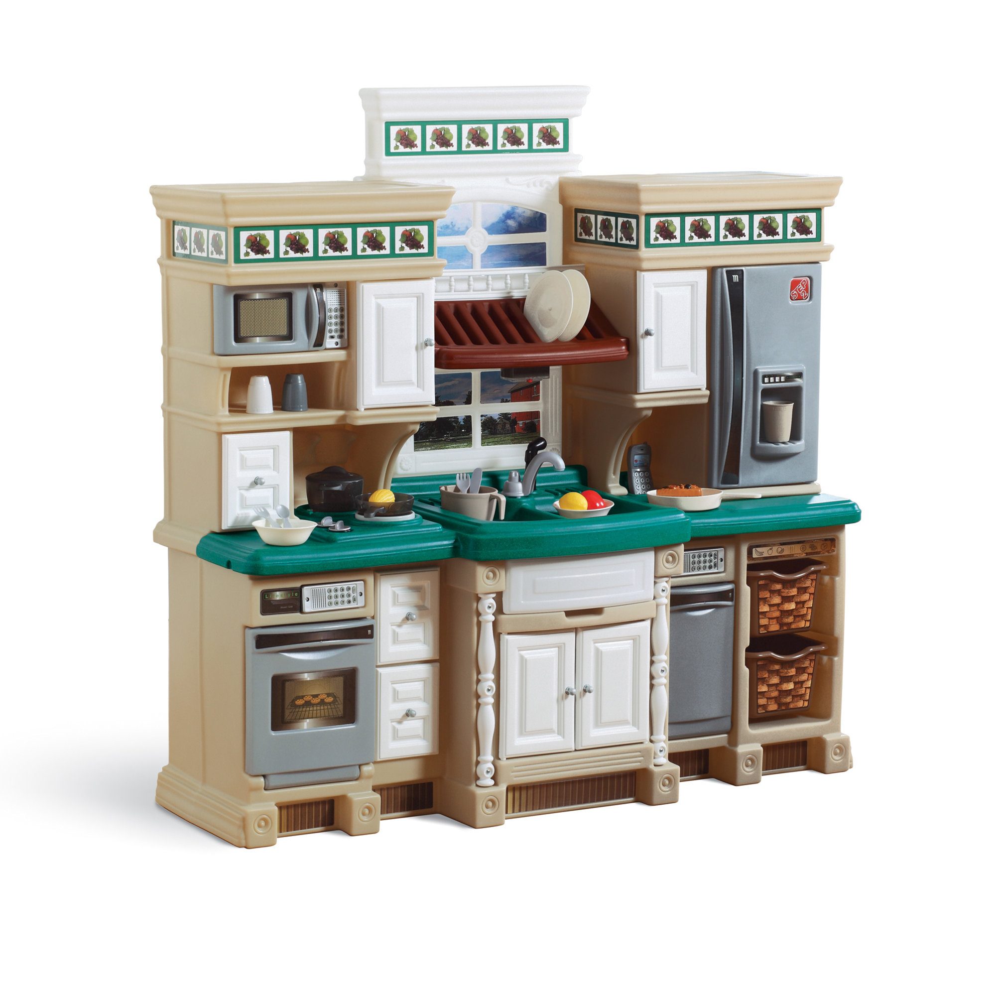 LifeStyle Deluxe Kitchen Set Wayfair   Step2 LifeStyle Deluxe Kitchen Set 7248KR 