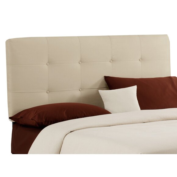 Skyline Furniture Double Button Tufted Upholstered Headboard & Reviews ...