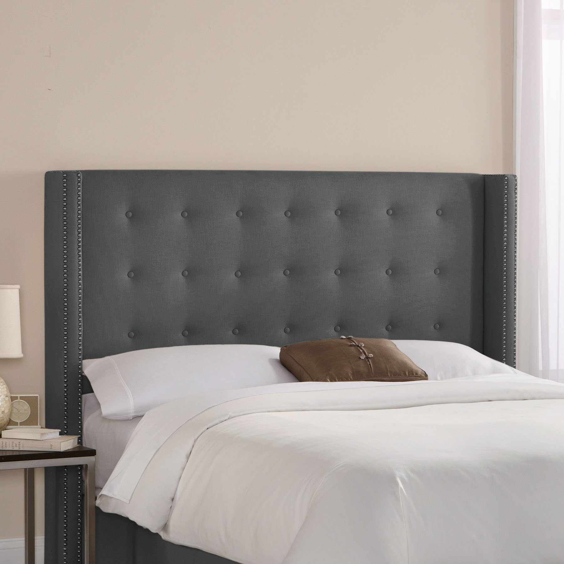 Skyline Furniture Wingback Upholstered Headboard & Reviews | Wayfair