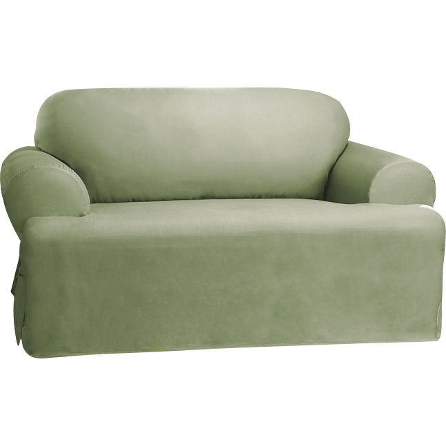 Sure Fit Cotton Duck Sofa TCushion Slipcover & Reviews Wayfair