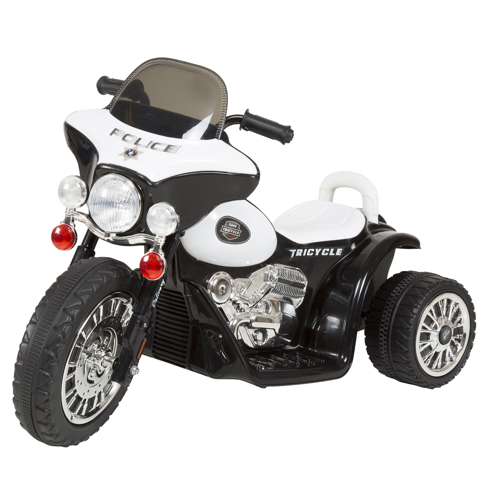 police battery motorbike