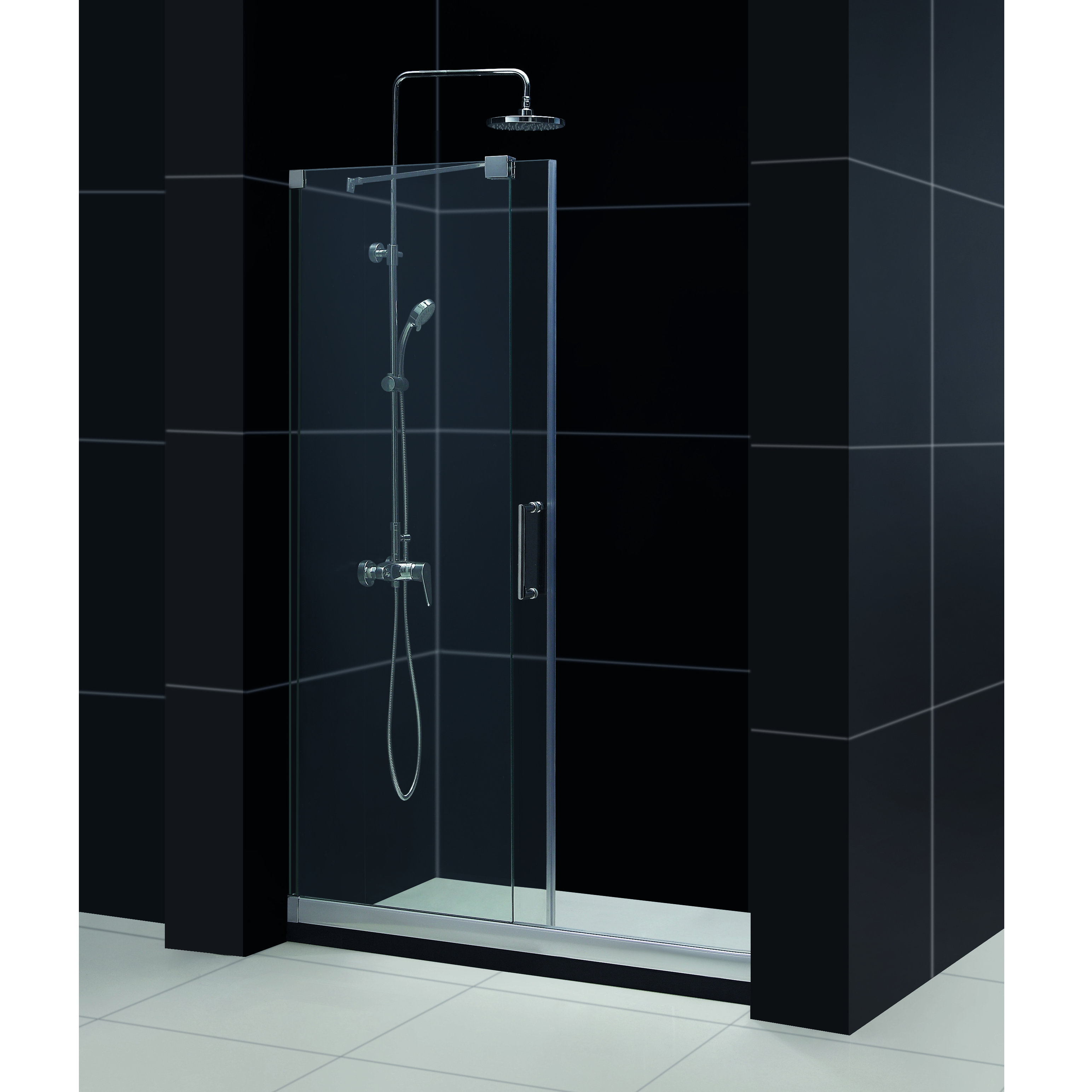 DreamLine Mirage 72" x 44" Sliding Frameless Shower Door & Reviews