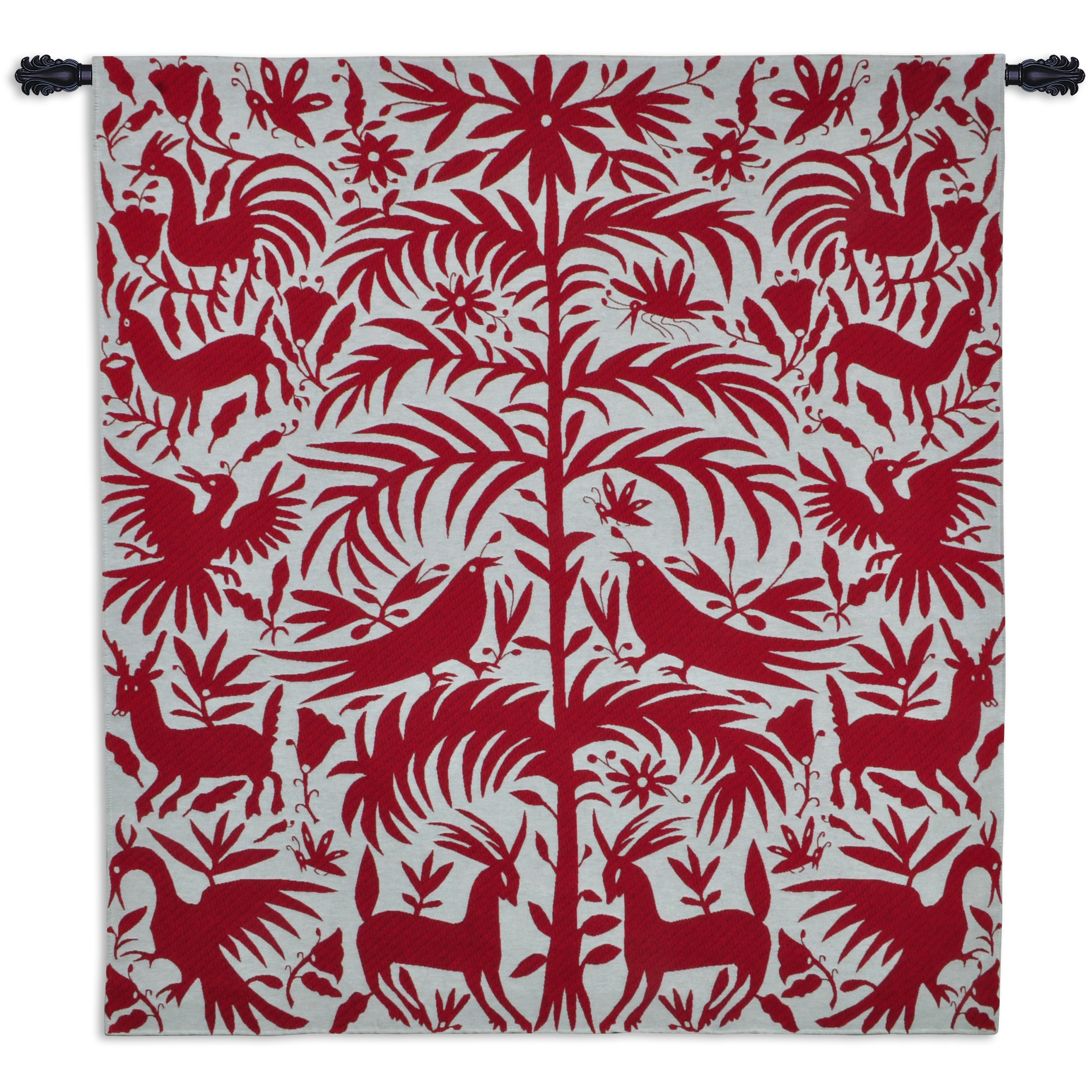 Otomi Embroidered Fine art tapestries, Tapestry, Wall