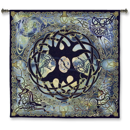 Classical Celtic Tree of Life by Jen Delyth Designs Tapestry Wayfair