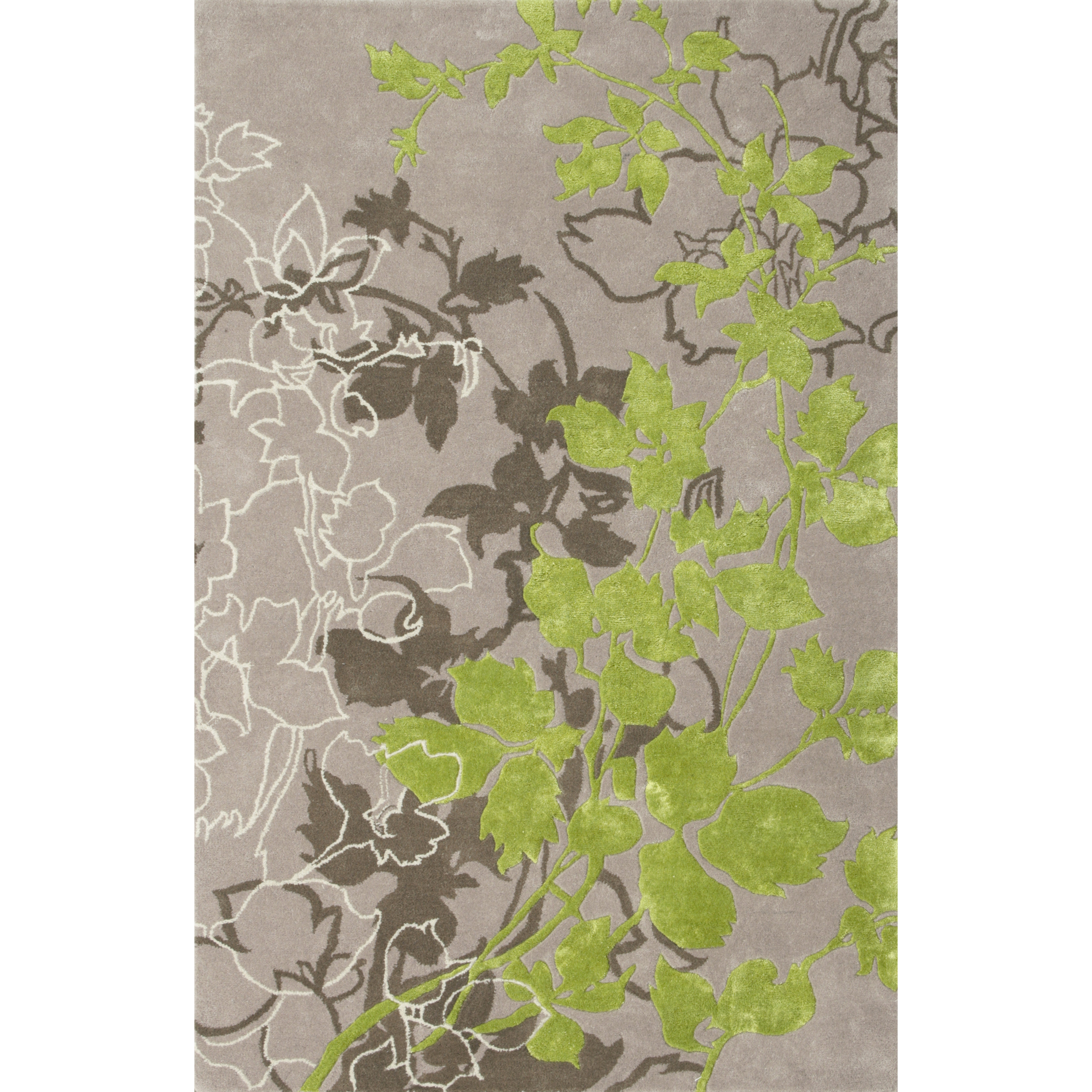 Noble House Dahlia Light Gray / Green Area Rug & Reviews Wayfair