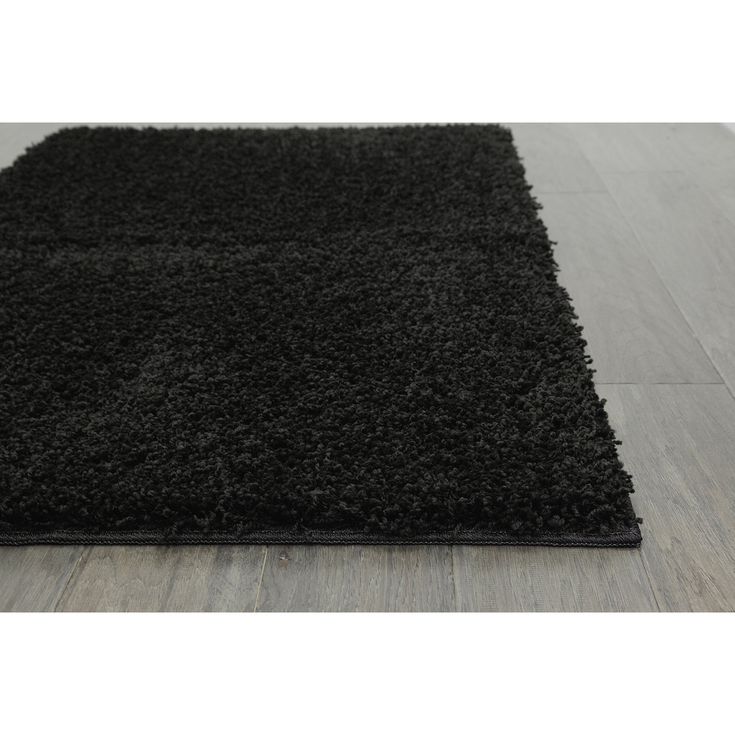 Mohawk Home Urban Retreat Bolster Shag Black Tufted Area Rug & Reviews