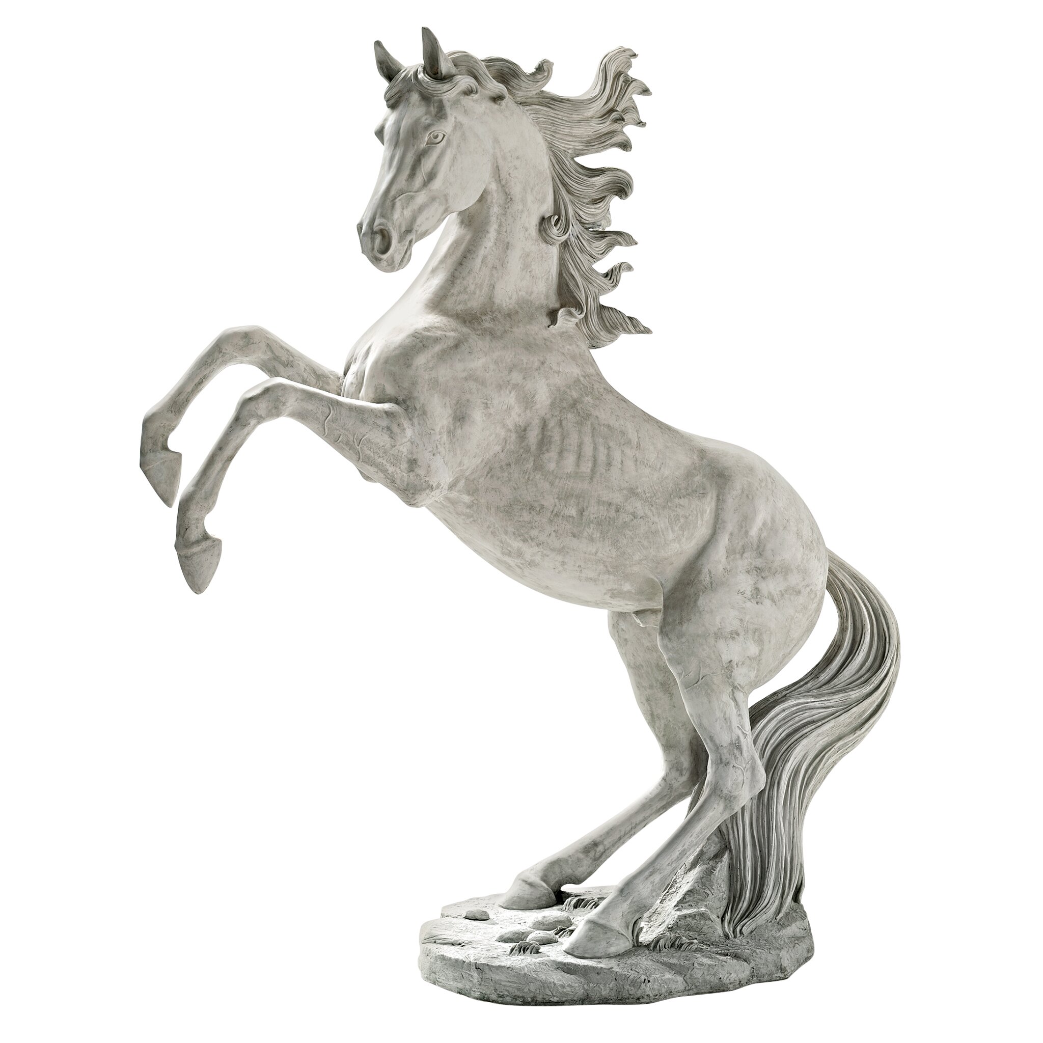 Unbridled Power Equestrian Horse Life Size Statue | Wayfair