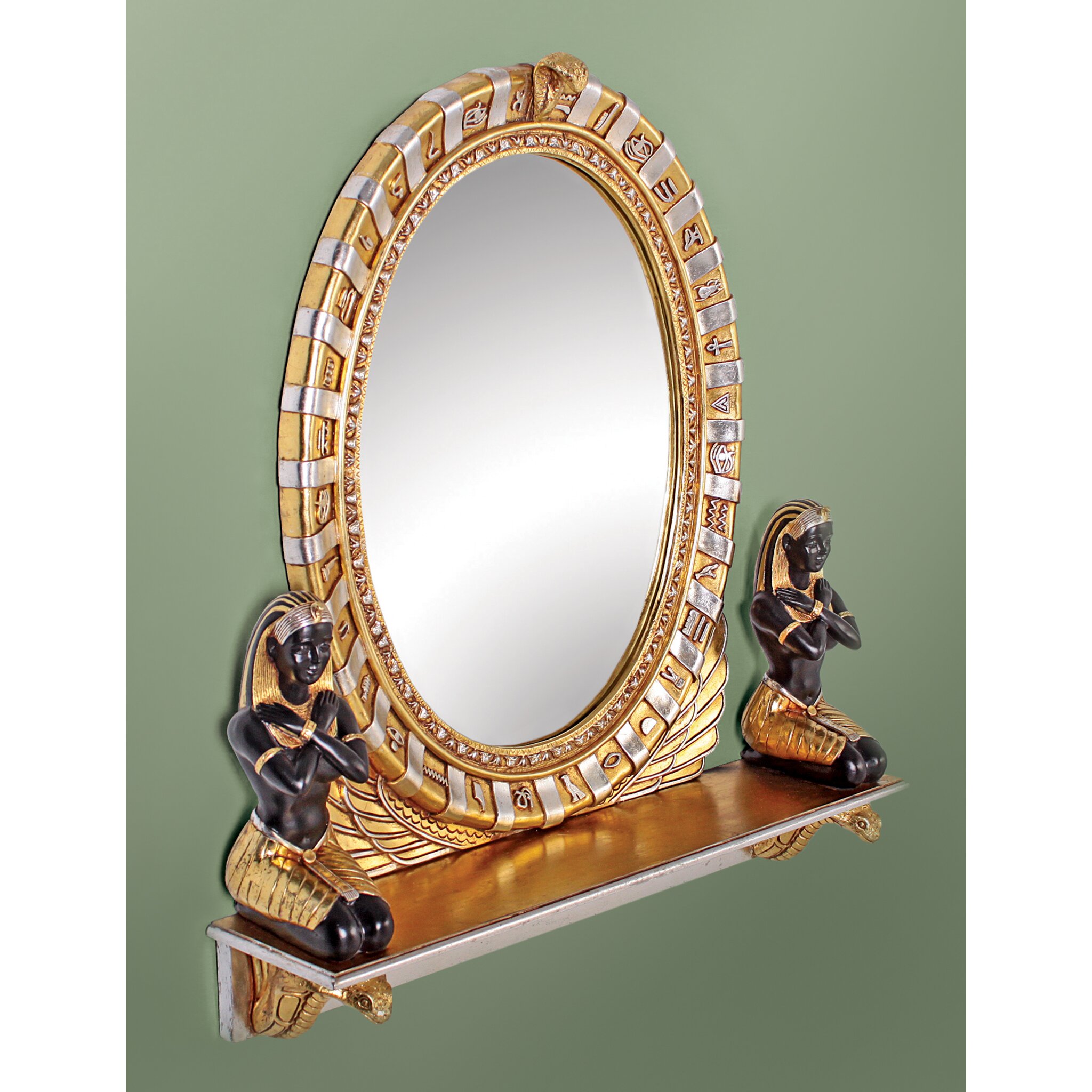 Egyptian Statue Vanity Mirror | Wayfair