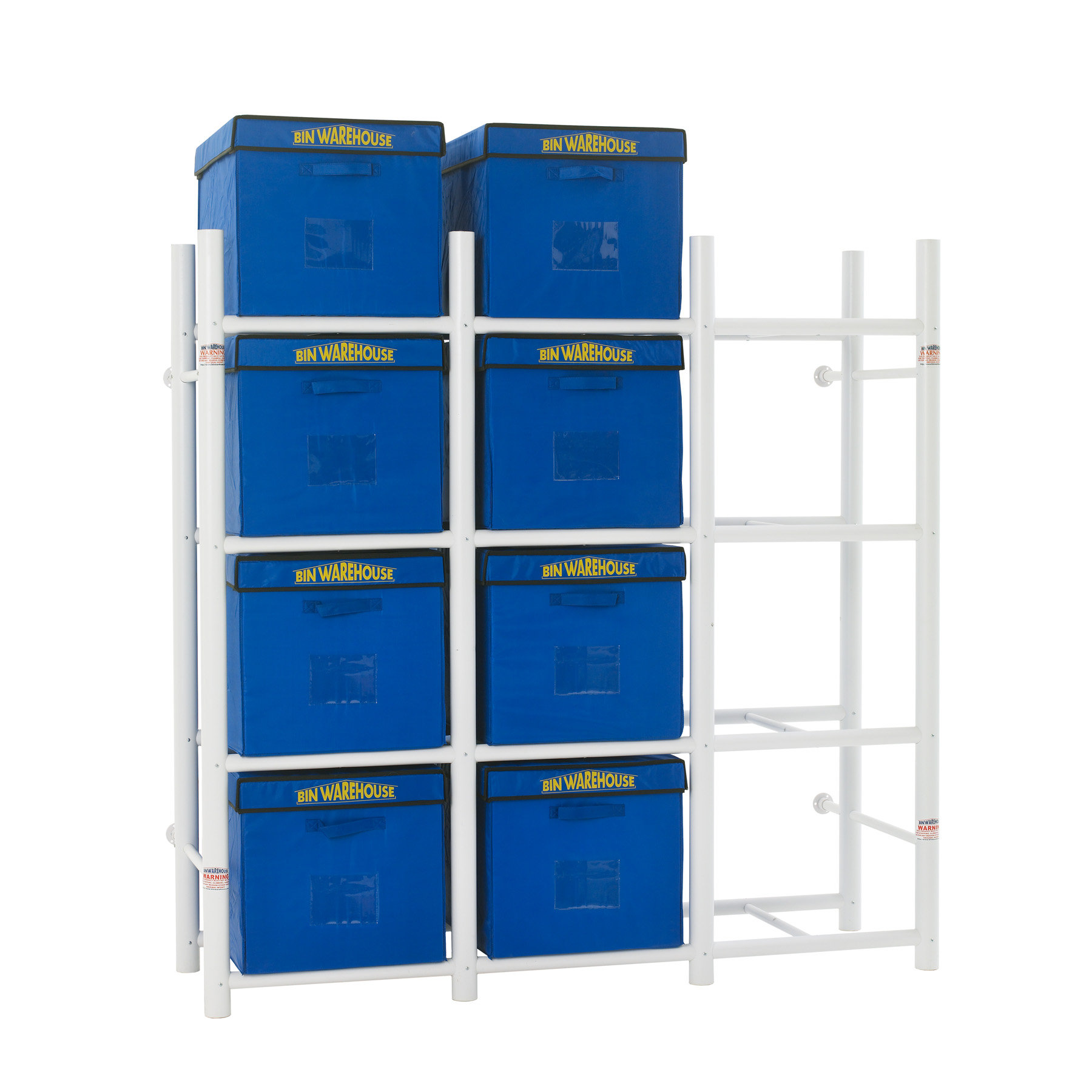 12 Tote Storage System 69" H 4 Shelf Shelving Unit Wayfair