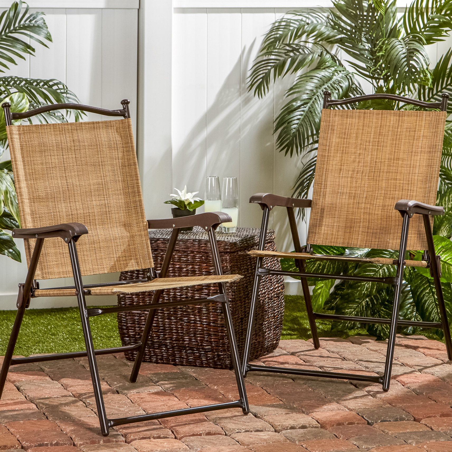 Greendale Home Fashions Sling Back Outdoor Chair & Reviews Wayfair