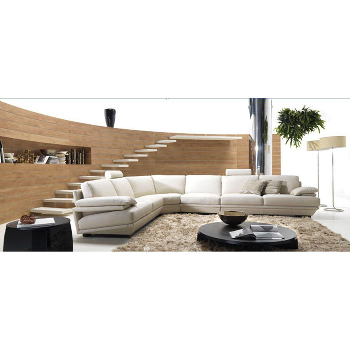 VIG Furniture Divani Casa Leather Sectional & Reviews Wayfair.ca